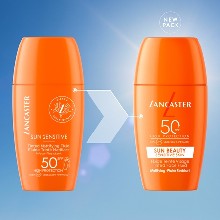Lancaster Sun Sensitive Tinted Mattifying Fluid mattifying emulsion waterproof