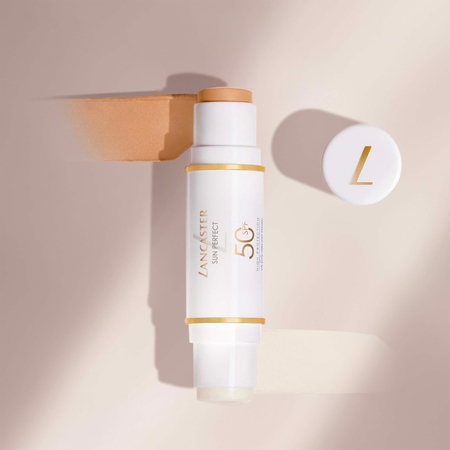 Lancaster Sun Perfect Clear & Tinted Stick SPF50 večnamenski make-up v paličici SPF 50