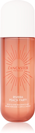 Lancaster Eau de Lancaster Hair & Body Mist Brume parfumée visage, corps et cheveux parfums Peach Party