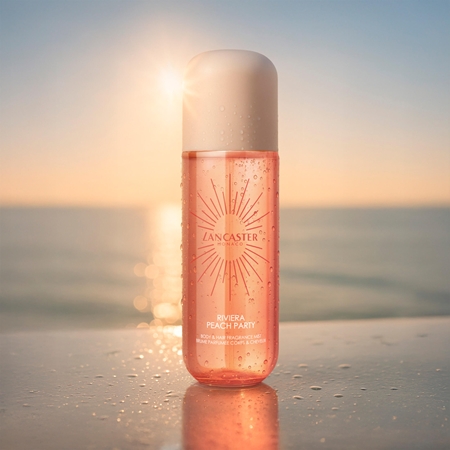 Lancaster Eau de Lancaster Hair & Body Mist Brume parfumée visage, corps et cheveux parfums Peach Party