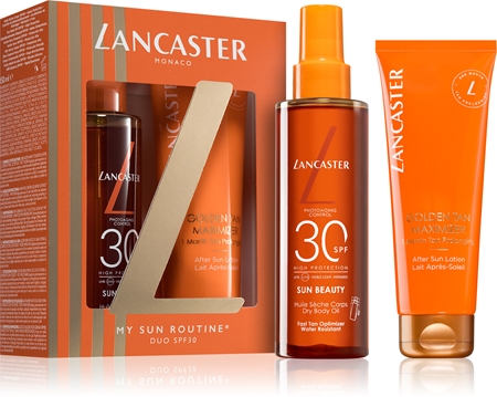 Lancaster Sun Beauty dovanų rinkinys deginimuisi SPF 30