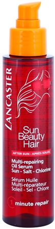 Lancaster Sun Beauty Hair регенериращ серум на базата на масло за коса увредена от слънце, хлор и солна вода