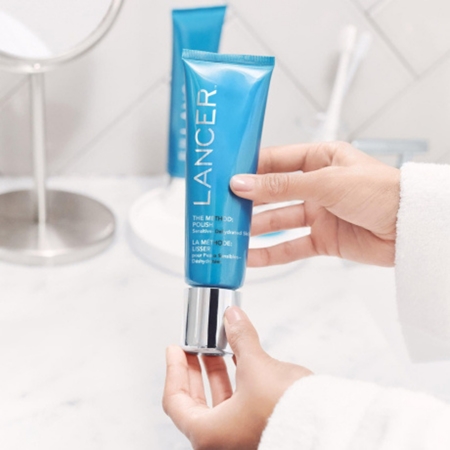 LANCER THE METHOD POLISH Sensitive-Dehydrated Skin čisticí krémový peeling pro suchou až citlivou pleť