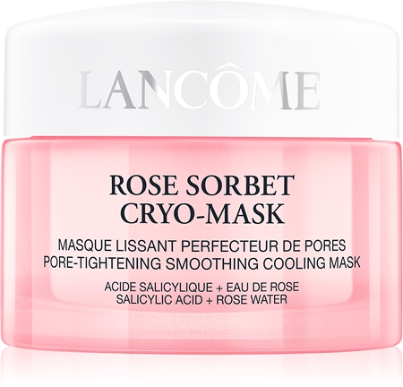 Lancôme Rose Sorbet Cryo-Mask máscara de 5 minutos para uma pele com aparência fresca