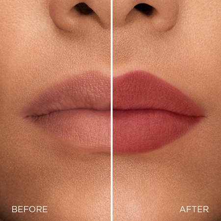 Lancôme Lip Idôle CuddleBlur™ Matte Velvet Lip Cream Smoothing Sheet Mask with matt effect