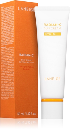 LANEIGE Radian-C Sun Cream SPF 50+ protetor solar SPF 50+