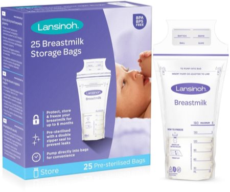 Lansinoh Breastfeeding Breastmilk Storage Bags Beutel zum Aufbewahren von Muttermilch