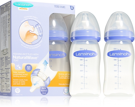 Lansinoh NaturalWave biberon pentru sugari