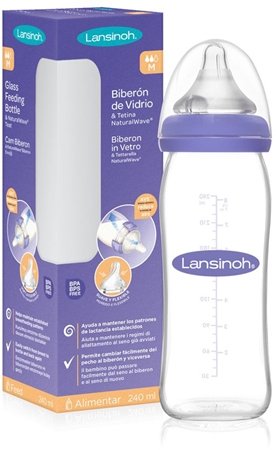 Lansinoh NaturalWave Glass пляшечка для годування