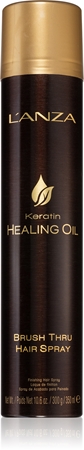 L'anza Keratin Healing Oil Brush Thru Spray spray de proteção para fixação natural e brilho