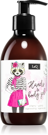 LaQ Fruit Line Cherry erfrischendes Duschgel für Hände und Körper