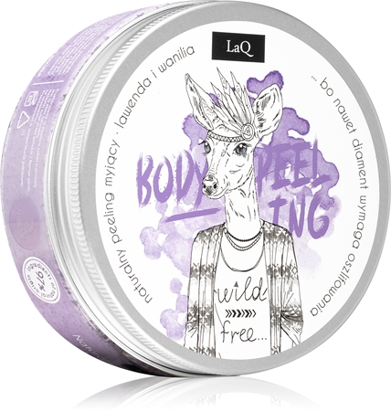 LaQ Fruit Line Lavender & Vanilla oczyszczający peeling do ciała