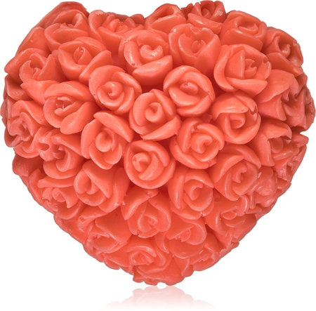 LaQ Happy Soaps Red Heart With Roses tuhé mýdlo