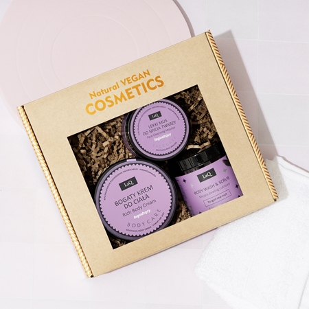 LaQ Bunny Forget-Me-Not Gift Set for body and face