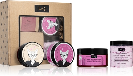 LaQ Kitten Magnolia Geschenkset (Für Gesicht und Körper)