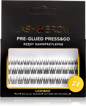 Lash Brow Press&Go Self-Adhesive Eyelashes grappes de faux-cils auto-adhésifs