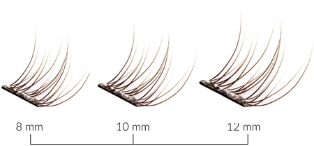 Lash Brow Press&Go Self-Adhesive Eyelashes grappes de faux-cils auto-adhésifs