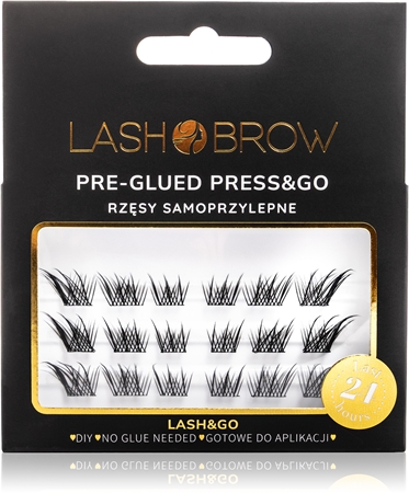 Lash Brow Press&Go Self-Adhesive Eyelashes grappes de faux-cils auto-adhésifs