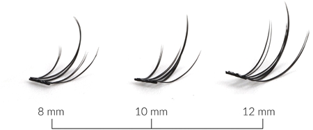 Lash Brow Bonding Eyelashes stick-on cluster lashes