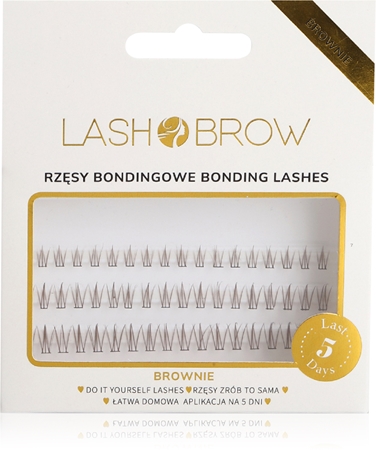 Lash Brow Bonding Eyelashes stick-on cluster lashes