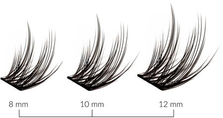 Lash Brow Bonding Eyelashes stick-on cluster lashes