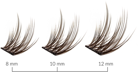Lash Brow Bonding Eyelashes stick-on cluster lashes