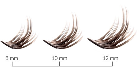 Lash Brow Bonding Eyelashes stick-on cluster lashes