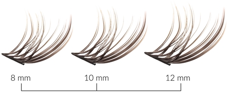 Lash Brow Bonding Eyelashes stick-on cluster lashes