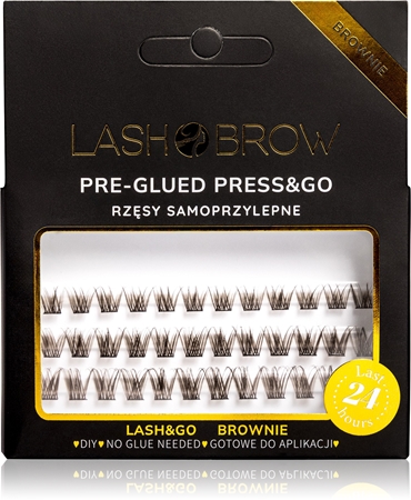 Lash Brow Press&Go Self-Adhesive Eyelashes grappes de faux-cils auto-adhésifs