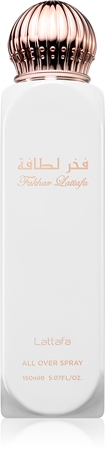 Lattafa Fakhar Rose spray corporal para mujer