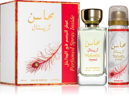 Lattafa Mahasin Crystal Gift Set voor Vrouwen