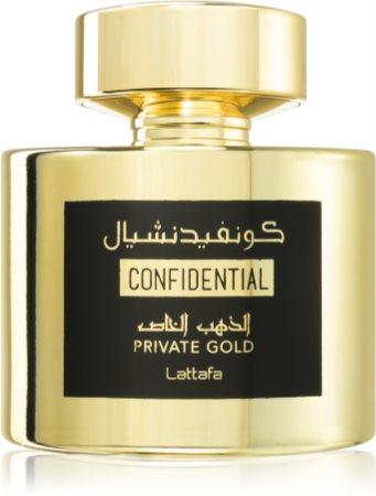 Lattafa Confidential Private Gold parfemska voda uniseks