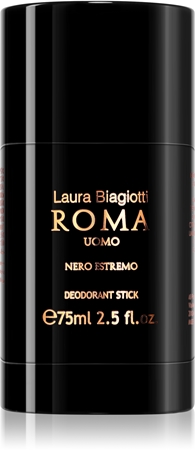 laura biagiotti roma uomo nero estremo dezodorant w sztyfcie 75 ml     