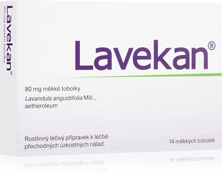 Lavekan Lavekan 80 mg tobolky k léčbě přechodných úzkostných stavů