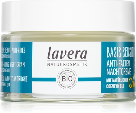 Lavera Basis Sensitiv Q10 noční pleťový krém s koenzymem Q10