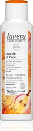 Lavera Repair & Care champú regenerador para cabello seco