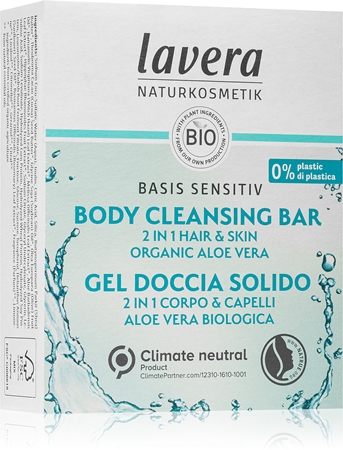 Lavera Basis Sensitiv kietasis muilas kūnui ir plaukams