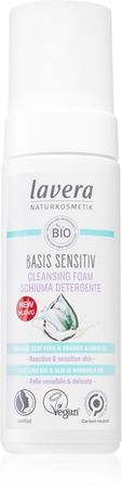 Lavera Basis Sensitiv mousse detergente delicata per pelli sensibili