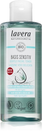 Lavera Basis Sensitiv apa tonica fina faciala cu efect de hidratare