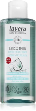 Lavera Basis Sensitiv lotion tonique douce visage pour un effet naturel