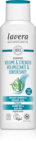 Lavera Volume & Strength Shampoo für mehr Haarvolumen bei feinem Haar