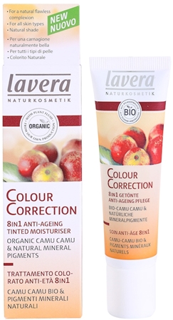 Lavera Colour Correction 8 in 1 feuchtigkeitsspendende Creme zum Tönen gegen die Alterung