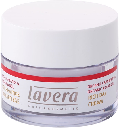 Lavera Faces Bio Cranberry and Argan Oil nährende Crem gegen Pigmentflecken