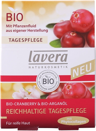 Lavera Faces Bio Cranberry and Argan Oil nährende Crem gegen Pigmentflecken