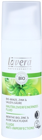 Lavera Faces Bio Mint fluide hydratant pour peaux grasses