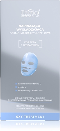 L’biotica Estetic Clinic Oxy Treatment intenzivní hydrogelová maska pro zpevnění pleti