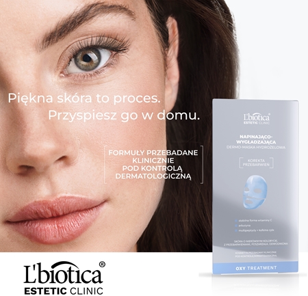 L’biotica Estetic Clinic Oxy Treatment maska hydrożelowa o intensywnym działaniu ujędrniający skórę