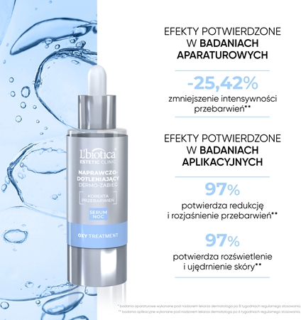L’biotica Estetic Clinic Oxy Treatment serum regenerujące na noc o działaniu przeciwutleniającym