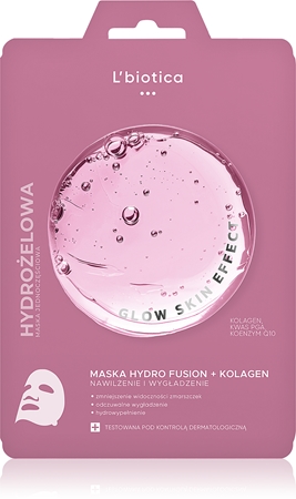 L’biotica PGA Hydro Fusion + Collagen Intensive Hydrogel Mask with smoothing effect