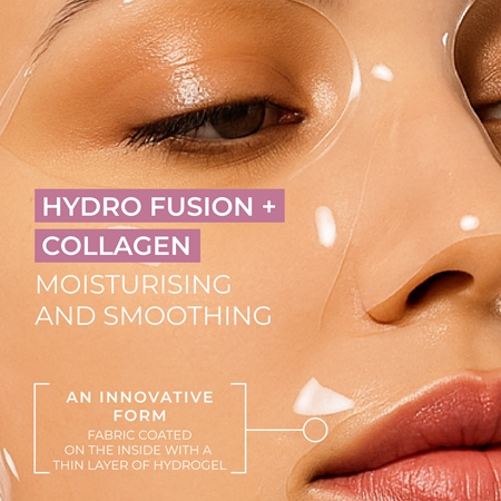 L’biotica PGA Hydro Fusion + Collagen Intensive Hydrogel Mask with smoothing effect